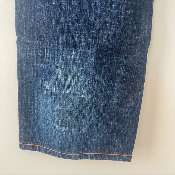 Vintage Enyce Jeans Mens Y2K Baggy Wide Leg Dark Wash Denim Size 36 - Picture 12 of 14